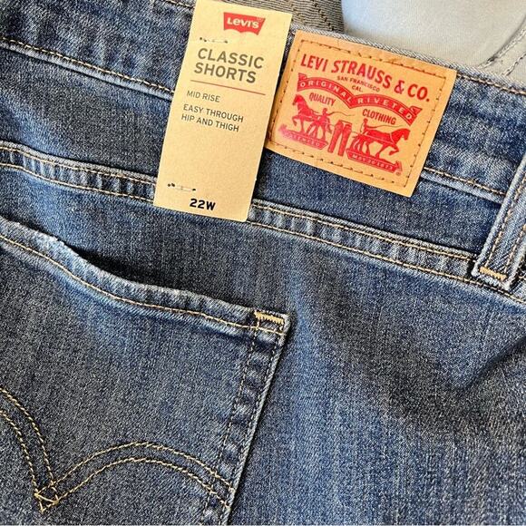 🆕 Levi’s plus size classic midrise jeans SZ 22W - Picture 4 of 6